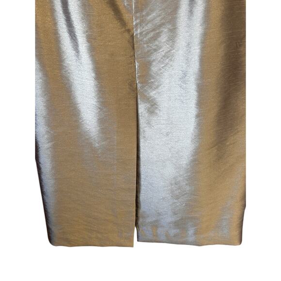 Alex Evenings Women’s Beige Satin Sequin Mother of The Bride Jacket Skirt Sz. 16 - Picture 8 of 16